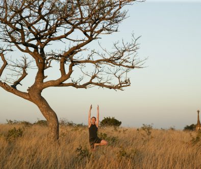Yoga safari Phinda Private Game Reserve South Africa
