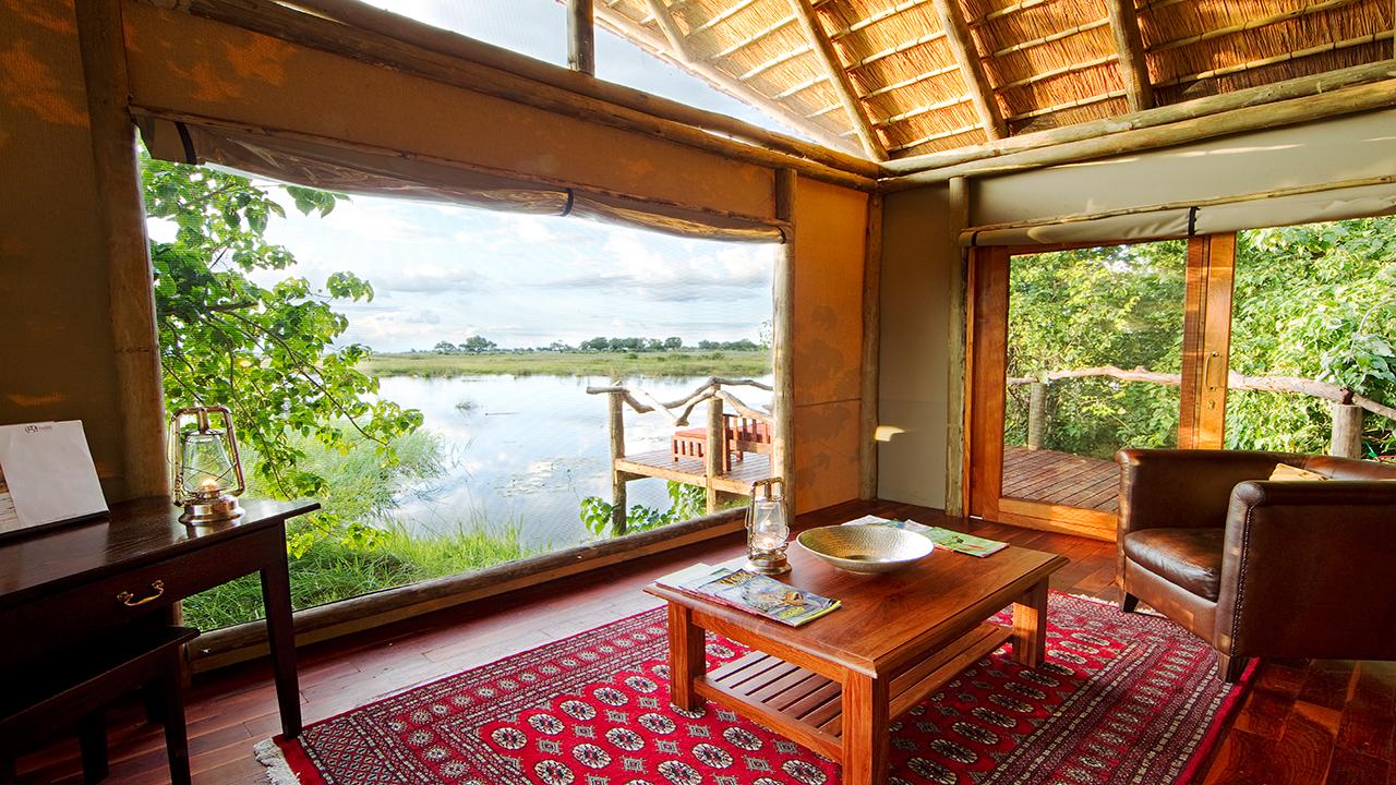 Lagoon-Camp-Private-Lounge-Area----Made-in-Africa-privately-hosted-Botswana-Safari