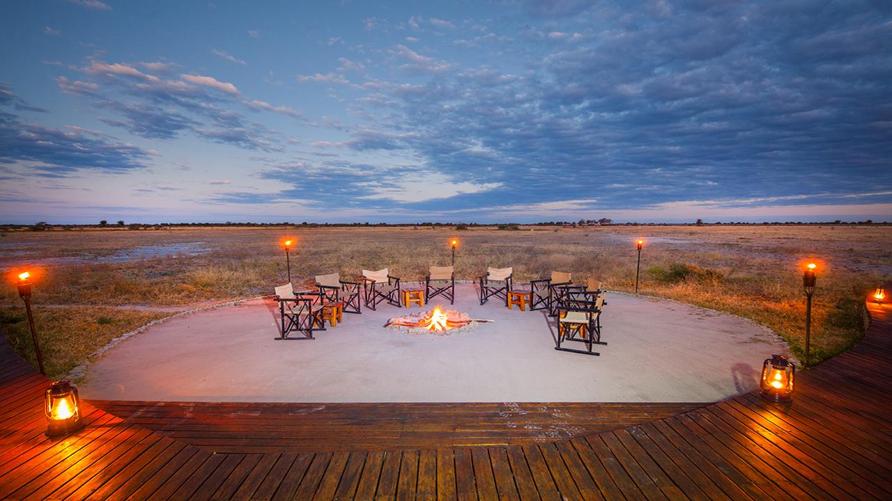 Nxai-Pan-Camp-Firepit---Made-in-Africa-privately-hosted-Botswana-Safari