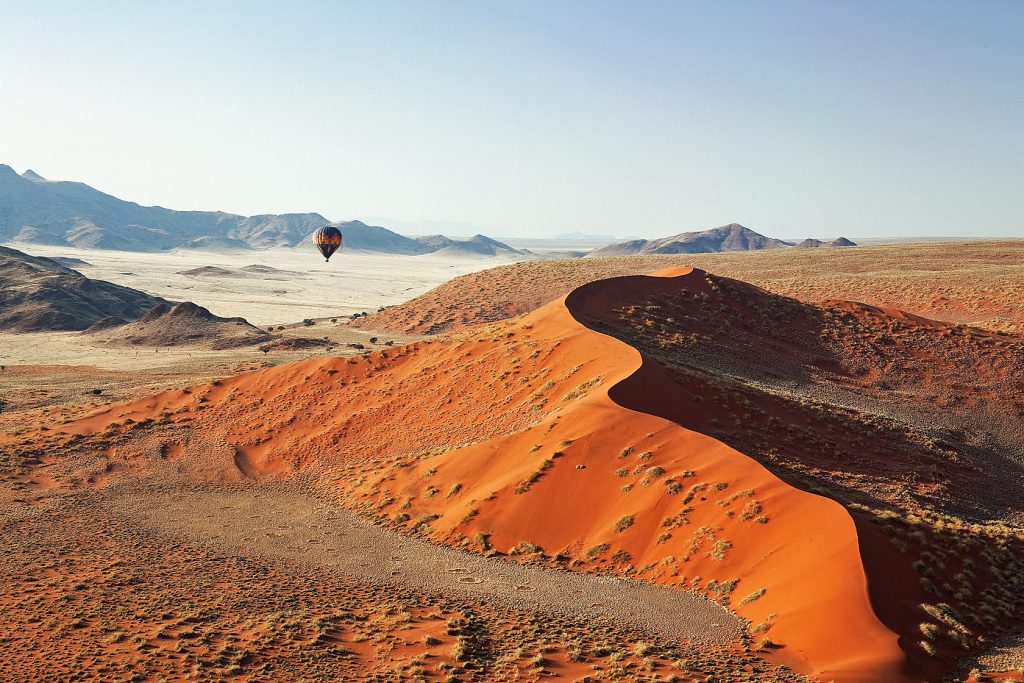 Wilderness Kulala Desert Lodge, hotair balloon